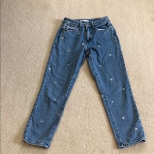 Pacsun Flower Mom Jeans